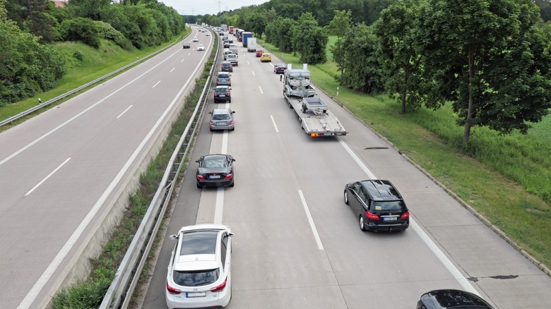 Rettungsgasse on the German Autobahn