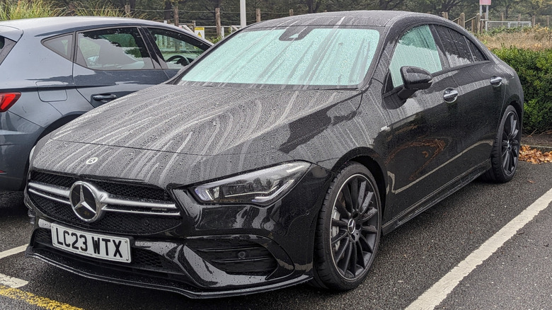 2023 Mercedes-Benz AMG CLA35 4matic front three-quarter view