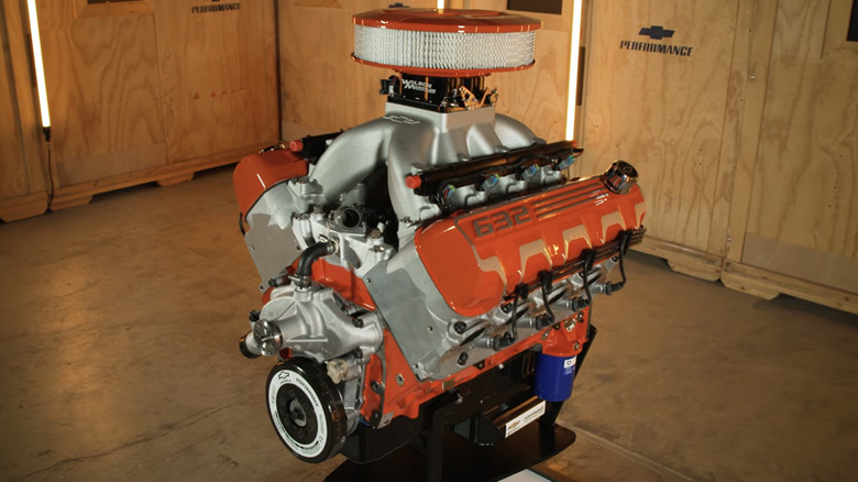 Chevy's ZZ632/1000 crate engine on display