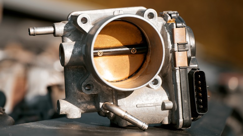 Electronic throttle body of a car