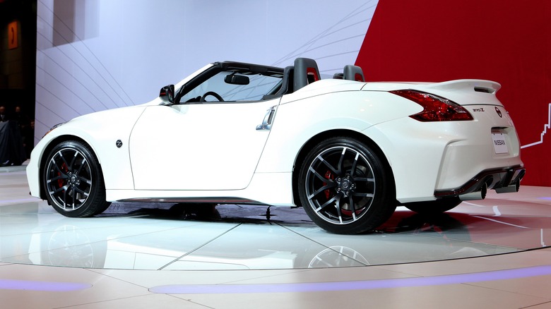 Nissan 370Z in a studio