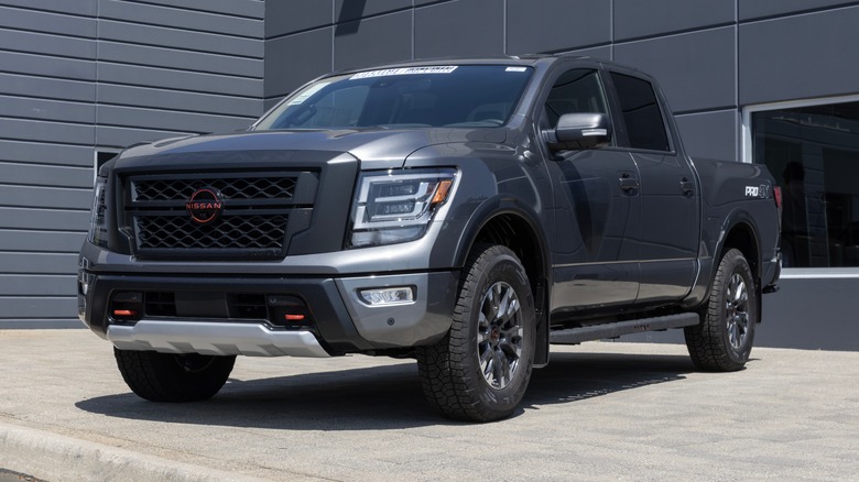 Nissan Titan parked