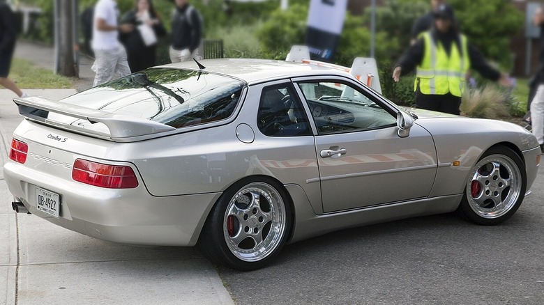 A silver 1993 Porsche 968 Turbo S that belonged to tennis champion Helena Suková