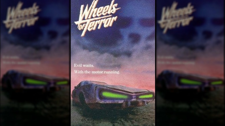 The movie poster for Wheels of Terror (1990)