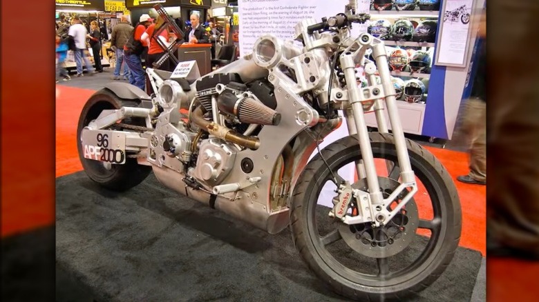 Neiman Marcus Limited Edition Fighter on display at a conference show