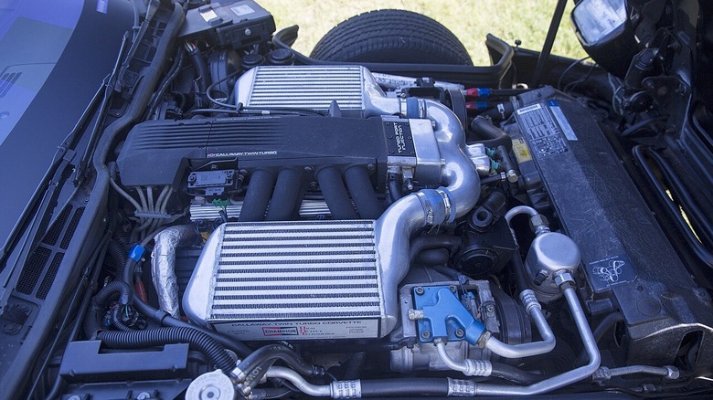Twin-turbo engine from a B2K Callaway Corvette