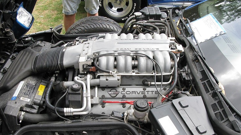Engine from a C4 Corvette ZR-1