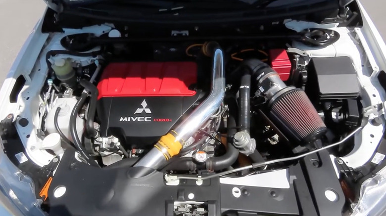 Mitsubishi 4B11T in MItsubishi Evolution X FQ-440 MR