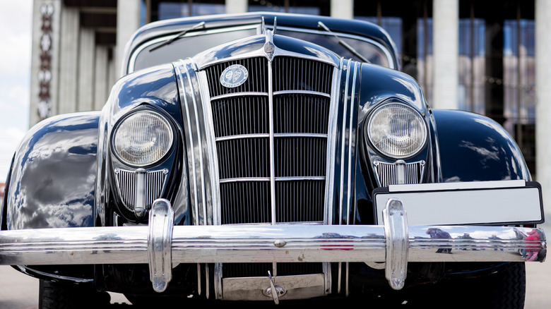 A close-up view of the Chrysler Airflow
