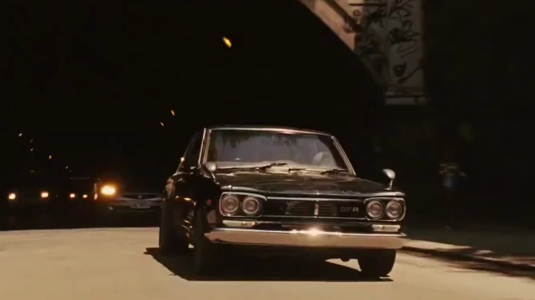 Brain's Black Nissan Skyline GT-R from "Fast Five."