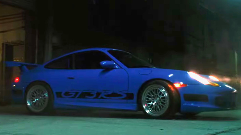 Brian's blue Porsche 996 GT3 RS from "Fast Five."
