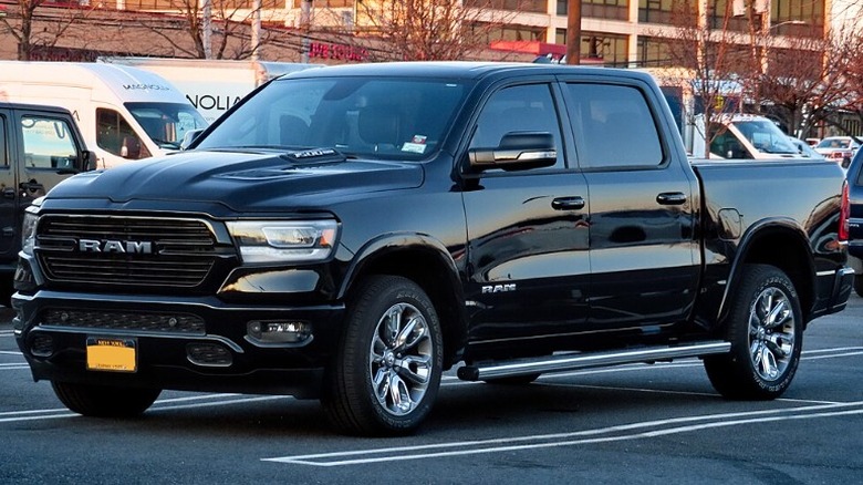 A black 2019 RAM 1500
