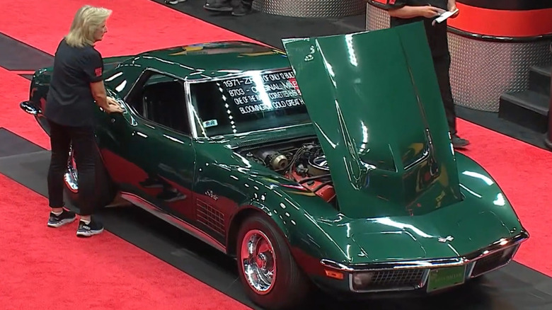1971 Chevrolet Corvette ZR2 sits at auction.