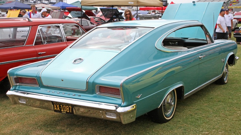The 1963 AMC Marlin from the rear right 3/4