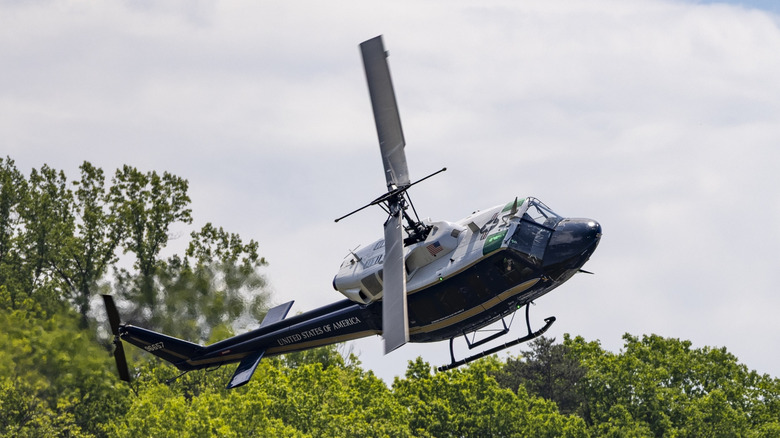 Bell 222 executive-style helicopter