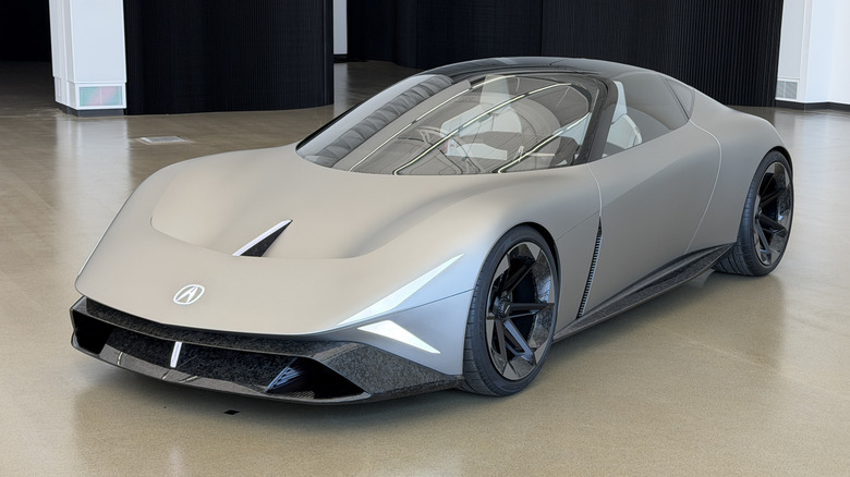 Front 3/4 view of the Acura Nexera Vision concept
