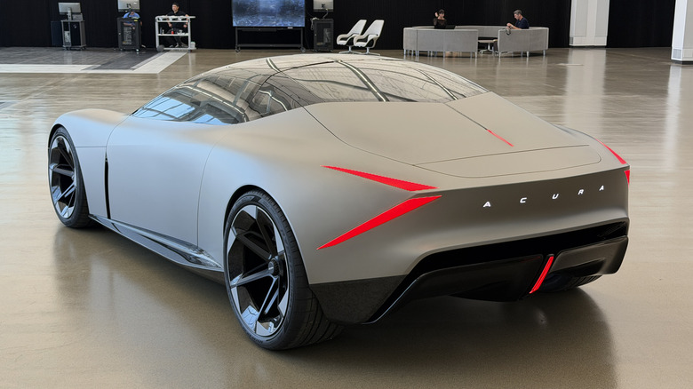 Rear 3/4 view of the Acura Nexera Vision concept