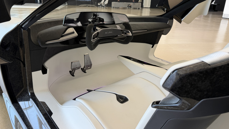 Interior of the Acura Nexera Vision concept