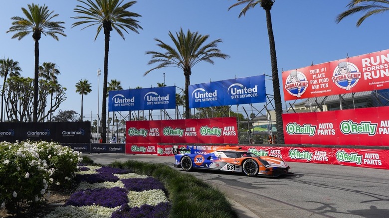 Meyer Shank Racing Acura winning Long Beach