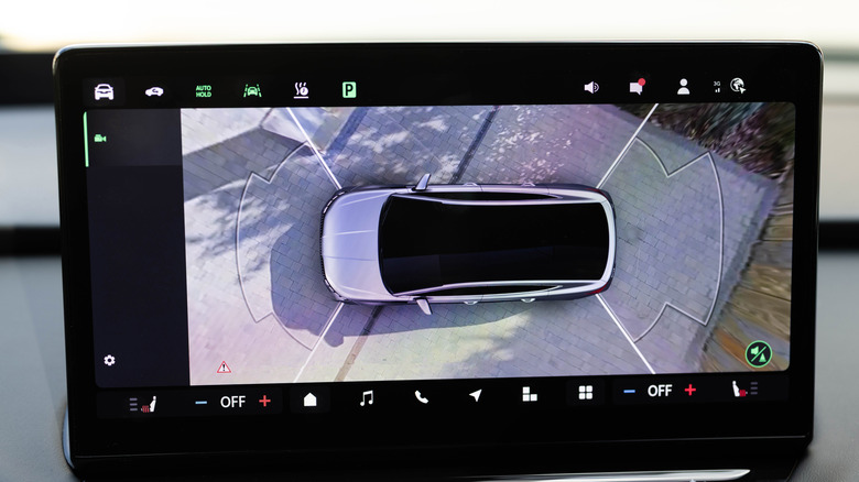 360-degree surround view camera system in action.