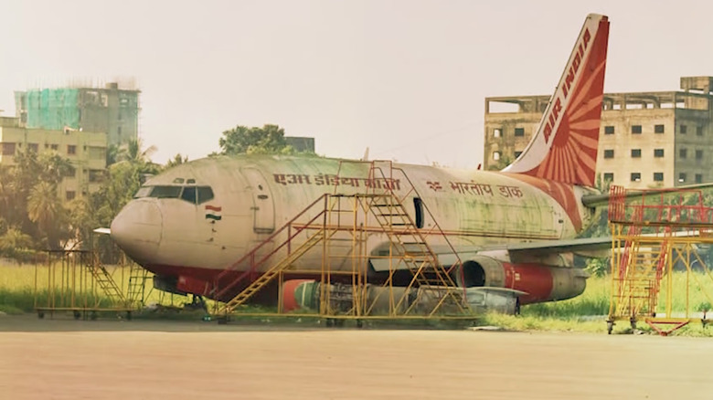 Air India's forgotten Boeing 737 rusts at Kolkata's airport