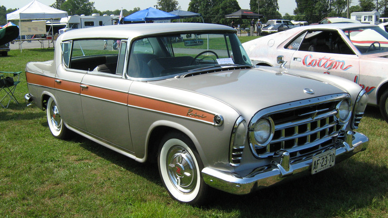 A 1957 Rambler Rebel at a car show