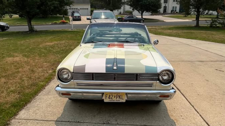 A multicolored AMC Rambler
