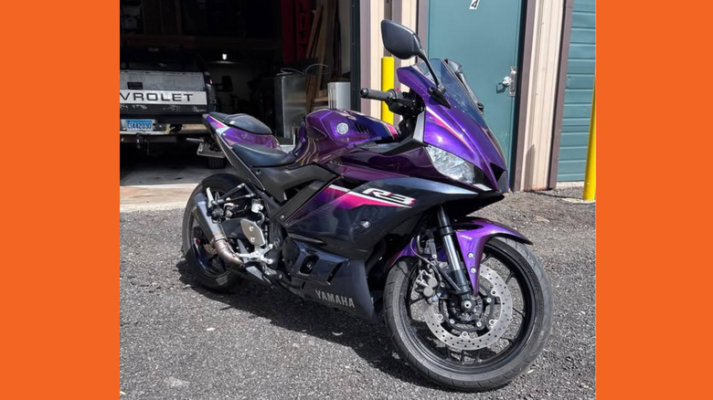 Purple Yamaha R3