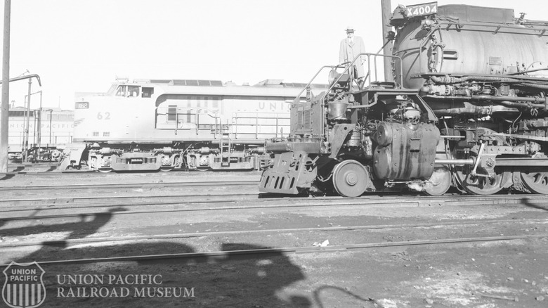 A Union Pacific gas turbine-electric "GTEL" locomotive