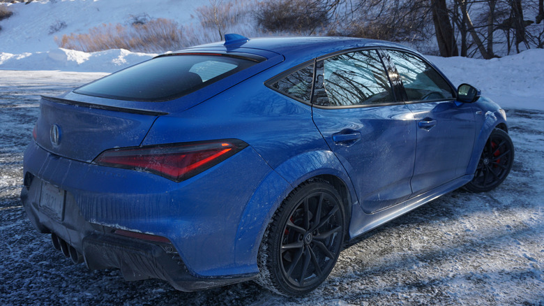 2026 Acura Integra Type S rear 3/4 view