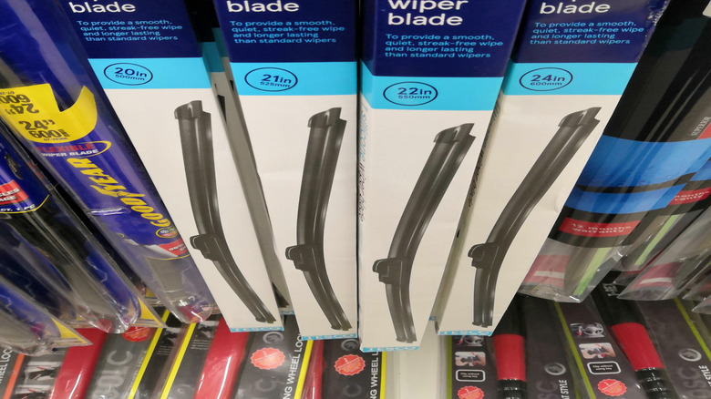 New silicone wiper blades on store shelves