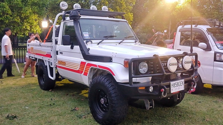The Toyota 70 Series Land Cruiser in 79 Single Cab Pickup configuration