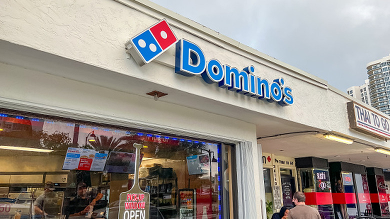 Stock image of a Domino's store.