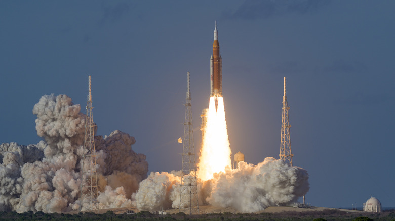 NASA's Artemis II mission lifts of from Kennedy Space Center