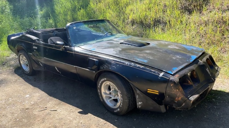 1980 Pontiac Trans-Am convertible project front three-quarter image