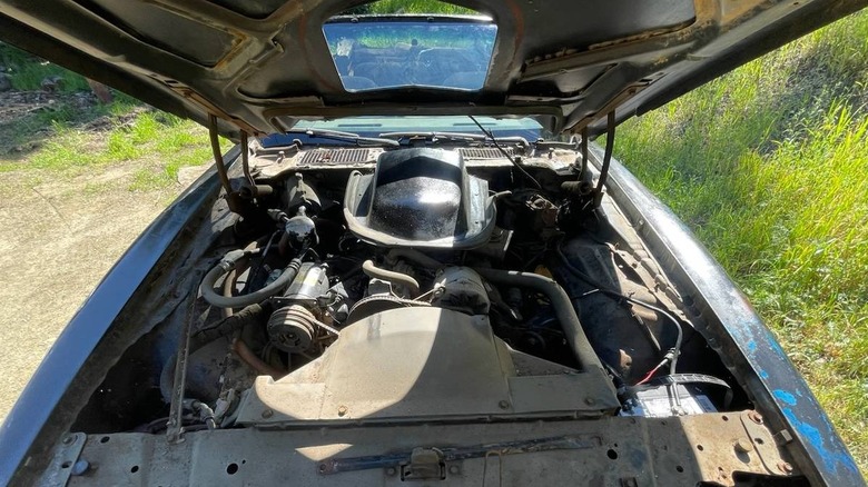 1980 Pontiac Trans-Am convertible project 6.6-liter engine image