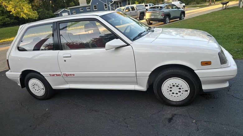 1987 Chevy Sprint Turbo passenger side image