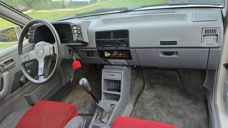 1987 Chevy Sprint Turbo dashboard image