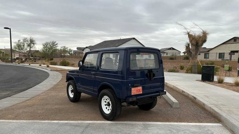 1988 Suzuki Jimny turbo rear three-quarter image
