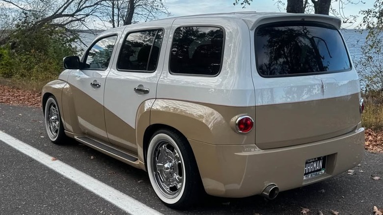 2006 Chevy HHR SEMA Show Car rear three-quarter image