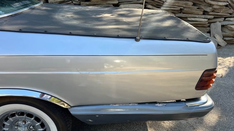 Custom 1981 Mercedes-Benz 300SD pickup rear bumper image