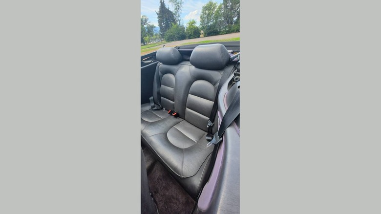 1991 Saab 900 Turbo convertible rear seats image