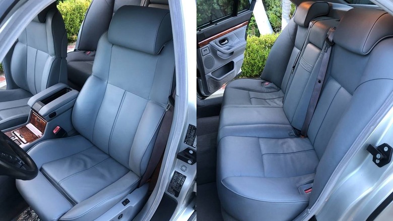 2000 BMW 740i Sport Interior image, front and back