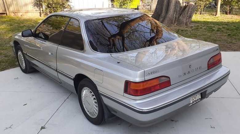 1987 Acura Legend Coupe rear three-quarter