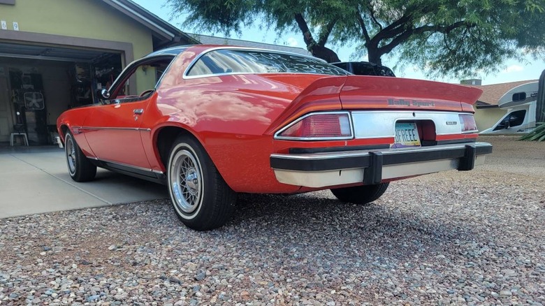 1977 Chevy Camaro RS LT rear three-quarter image