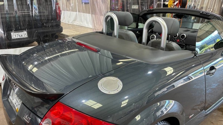 2005 Audi TT 3.2 Quattro roadster rear detail image