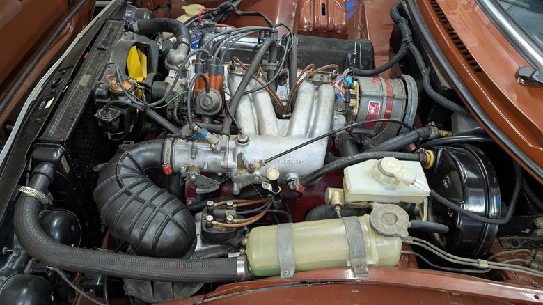 1976 Saab 99 GL 2.0-liter engine image