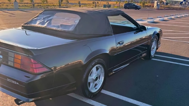 1992 Chevy Camaro Z28 side view with top up image