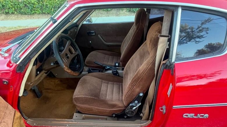1976 Toyota Celica GT Liftback interior through driver's door image