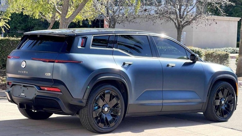 2023 Fisker Ocean ONE rear three-quarter image